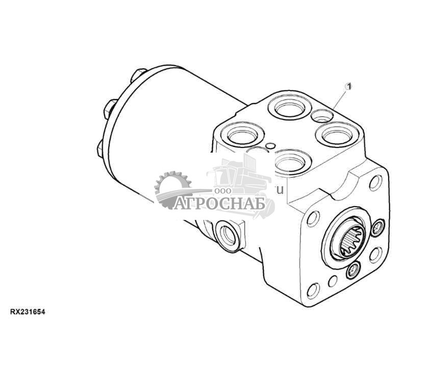 Клапан рулевого управления 